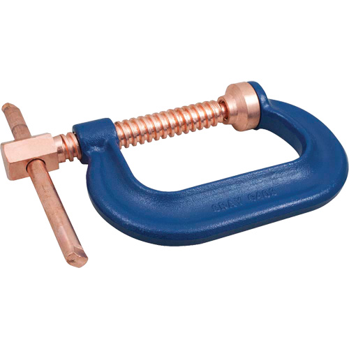 Heavy-Duty Forged C-Clamp, 6" (152 mm) Capacity, 3-7/8" (98 mm) Throat Depth Moffatt Supply & Specialties