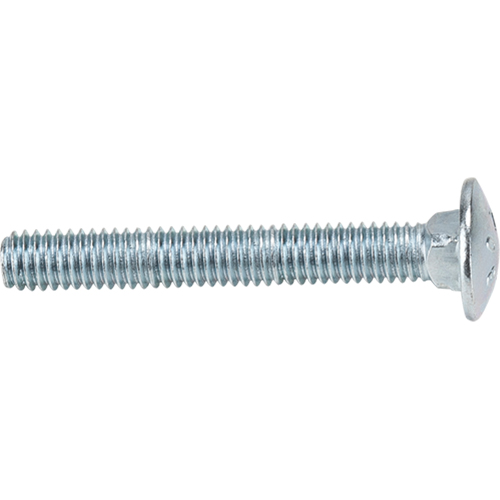 Carriage Bolt, Standard, 5/16" x 3" L, Zinc Cr+3, Coarse Moffatt Supply & Specialties