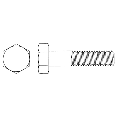 Hex Head Cap Screw, 3/8" Dia., 1-1/2" L, Stainless Steel, Coarse, Grade 18-8 Stainless Steel Moffatt Supply & Specialties
