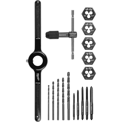 Tap and Die Set, 17 Pieces Moffatt Supply & Specialties