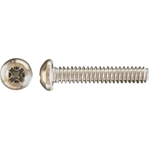 Pan Phillips HD Machine Screws, #10 x 1" L, Zinc Plated Moffatt Supply & Specialties