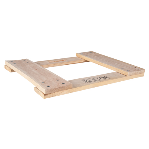 Cadre de socle roulant en bois dur, Roues en Non compris, Capacit&eacute; de 900 lb, 18" la x 24" p x 1,5" h Moffatt Supply & Specialties