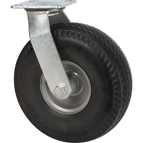 Flat-Free Casters, Swivel, 10" (254 mm), Flat-Free, 300 lbs. (136 kg.) Moffatt Supply & Specialties