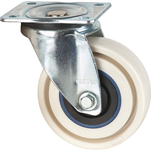 Sandwich Casters, Swivel, 4" (101.6 mm), Nylon, 440 lbs. (199.58 kg.) Moffatt Supply & Specialties