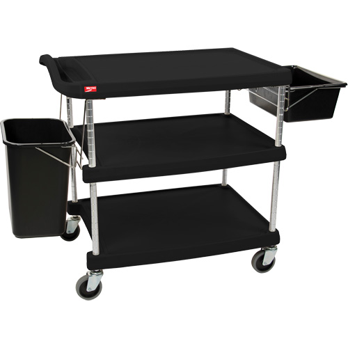 Chariot utilitaire myCart, 3 tiers, 20" x 35-1/2" x 30", Capacit&eacute; 400 lb Moffatt Supply & Specialties