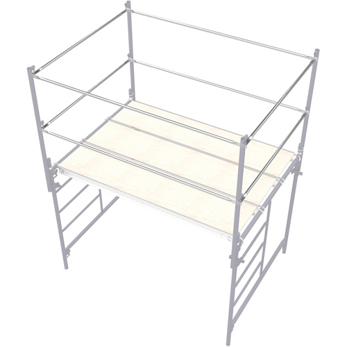Accessoires pour &eacute;chafaudage - Barre de retenue, Barre de retenue, 2" la x 60" h Moffatt Supply & Specialties