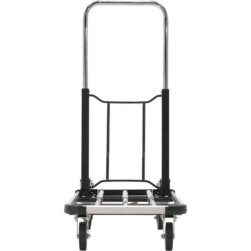 Fold-Up Platform Truck, Stainless Steel, 300 lbs., 28" L x 16" W, 33-1/2" High Moffatt Supply & Specialties