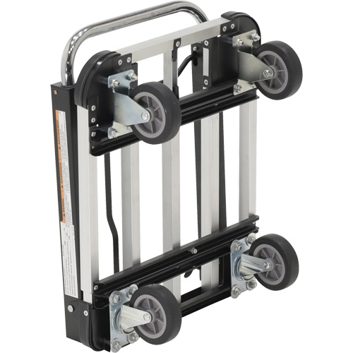 Fold-Up Platform Truck, Stainless Steel, 300 lbs., 28" L x 16" W, 33-1/2" High Moffatt Supply & Specialties