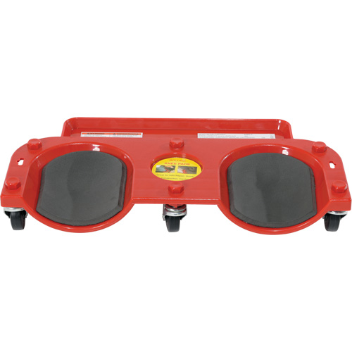 Rolling Knee Dolly, Plastic, Red, 350 lbs. Capacity Moffatt Supply & Specialties