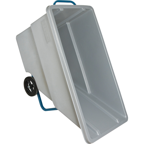 Chariot basculeur en acier, Poly&eacute;thyl&egrave;ne, 0,625 vg³, Capacit&eacute; de charge de 850 lb Moffatt Supply & Specialties