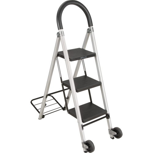 Step Stool Ladder, 3 Steps, 20" x 18" x 38-1/2" High Moffatt Supply & Specialties