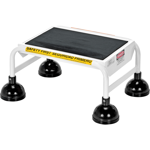 Stop-Step Ladders, 1 Steps, 16" Step Width, 9-9/16" Platform Height, Steel Moffatt Supply & Specialties