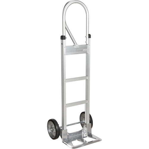 Knocked Down Hand Truck, P-Handle Handle, Aluminum, 52-1/8" Height, 500 lbs. Capacity Moffatt Supply & Specialties