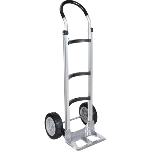 Knocked Down Hand Truck, Continuous Handle, Aluminum, 49-5/8" Height, 500 lbs. Capacity Moffatt Supply & Specialties