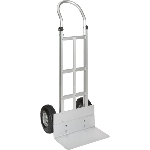 Knocked Down Hand Truck, Continuous Handle, Aluminum, 49-5/8" Height, 500 lbs. Capacity Moffatt Supply & Specialties