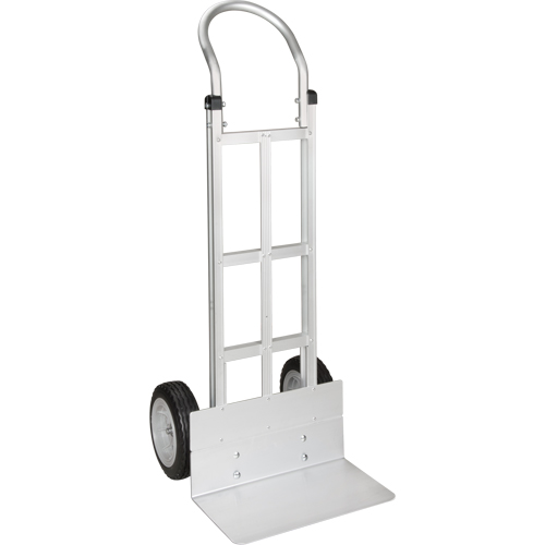 Knocked Down Hand Truck, Continuous Handle, Aluminum, 49-5/8" Height, 500 lbs. Capacity Moffatt Supply & Specialties