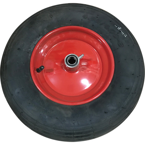 Roue pneumatique, 16" (406,4 mm), Capacit&eacute; de 575 lb (260 kg) Moffatt Supply & Specialties