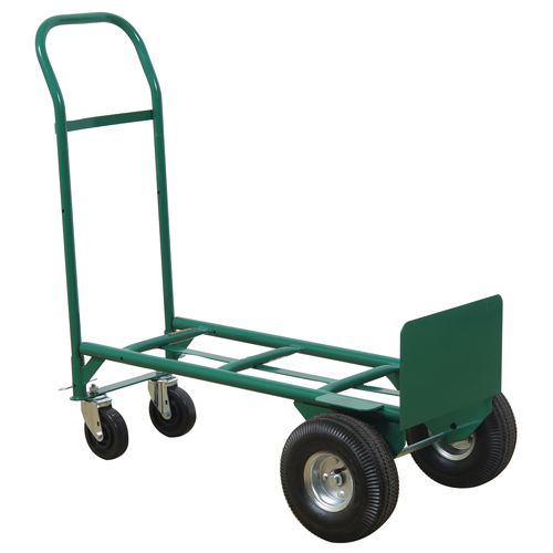 Diable convertible &eacute;conomique Greenline, Acier, Capacit&eacute; 600 lb Moffatt Supply & Specialties