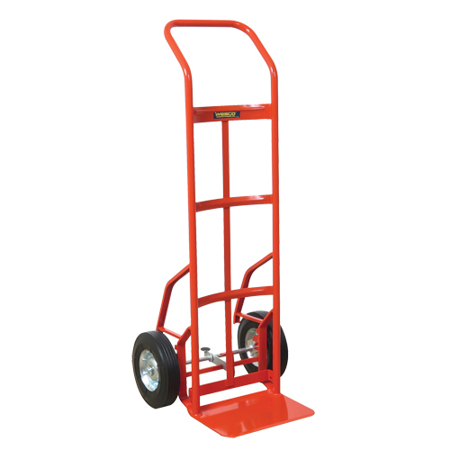 Touch-N-Tilt hand Truck - TNT56-Z, Continuous Handle, Steel, 50" Height, 600 lbs. Capacity Moffatt Supply & Specialties