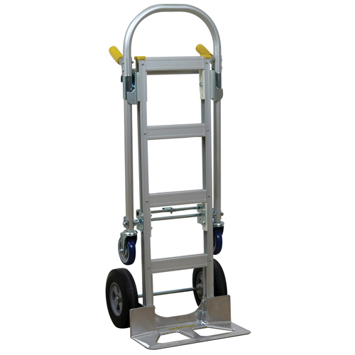 SPTN-JR-T18-SR Spartan Jr. Convertible Hand Truck, Aluminum, 1000 lbs. Capacity Moffatt Supply & Specialties