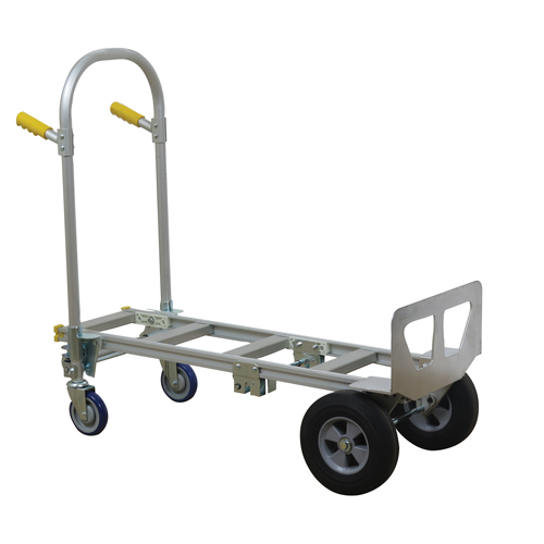 SPTN-JR-T18-SR Spartan Jr. Convertible Hand Truck, Aluminum, 1000 lbs. Capacity Moffatt Supply & Specialties