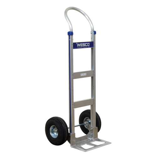 Cobra-Lite Hand Truck - 410-T14-P, Continuous Handle, Aluminum, 49" Height, 600 lbs. Capacity Moffatt Supply & Specialties