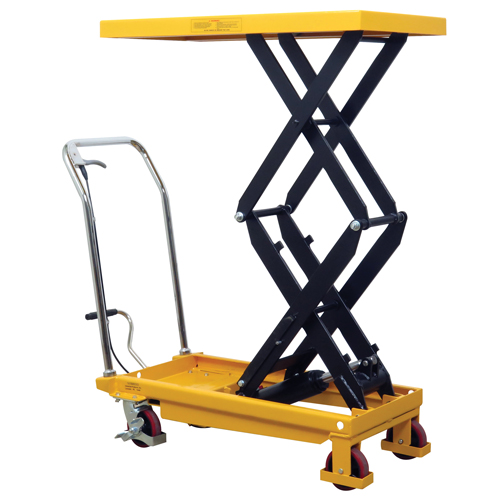 Hydraulic Scissor Lift Table, 19.5" L x 35.5" W/35-1/2" L x 19-1/2" W, Steel, 770 lbs. Capacity Moffatt Supply & Specialties