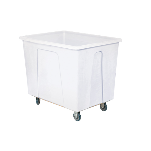 Caisson, Poly&eacute;thyl&egrave;ne blanc, 46" lo x 34" la x 40" h, Volume 25 pi³, Capacit&eacute; 600 lb Moffatt Supply & Specialties