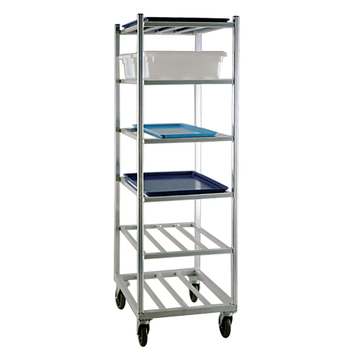 Shelf Cart, 6 Tiers, 20-7/8" W x 67" H x 27" D, 450 lbs. Capacity Moffatt Supply & Specialties