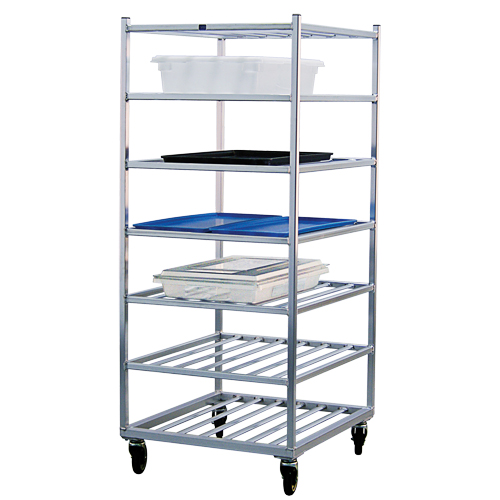 Shelf Cart, 7 Tiers, 28-1/2" W x 69" H x 32" D, 525 lbs. Capacity Moffatt Supply & Specialties