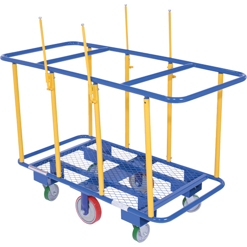 Horizontal Panel Cart, 63-7/16" x 28-1/2" x 40-15/16", 2000 lbs. Capacity Moffatt Supply & Specialties