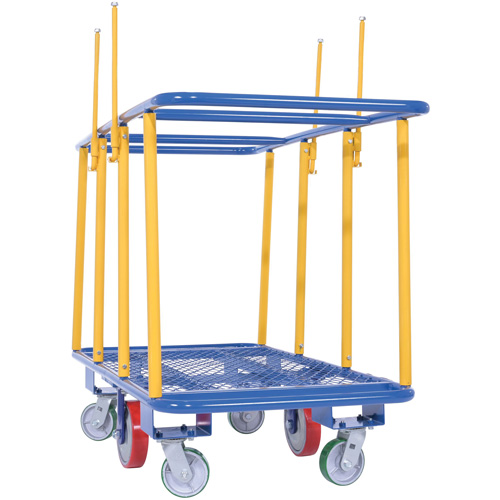 Horizontal Panel Cart, 63-7/16" x 28-1/2" x 40-15/16", 2000 lbs. Capacity Moffatt Supply & Specialties