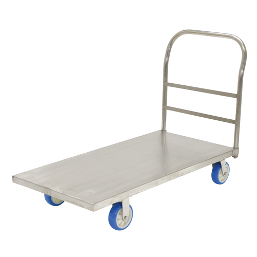 Chariot &agrave; plateforme, 48" lo x 24" la x Capacit&eacute; 2000 lb, Roues en Polyur&eacute;thane Moffatt Supply & Specialties