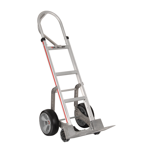 Self-Stabilizing Hand Truck, P-Handle Handle, Aluminum, 55'' Height, 500 lbs. Capacity Moffatt Supply & Specialties