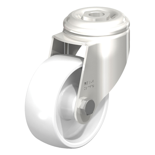 Stainless Steel Nylon Caster, Swivel, 4" (102 mm) Dia., 265 lbs. (120 kg.) Capacity Moffatt Supply & Specialties