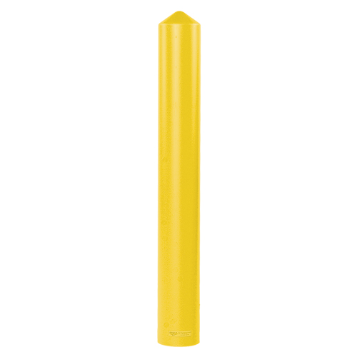 Smooth Bollard Cover, 4" Dia. x 56" L, Yellow Moffatt Supply & Specialties