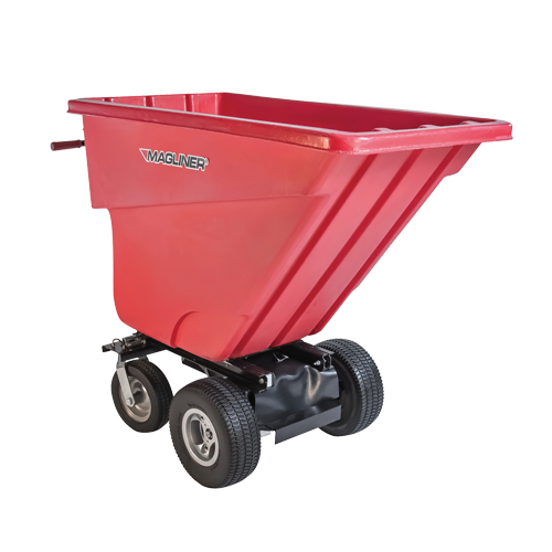 Motorized Tilt Truck, 13,5 pi³ Capacity, 45" H x 27" W x 68" D Moffatt Supply & Specialties