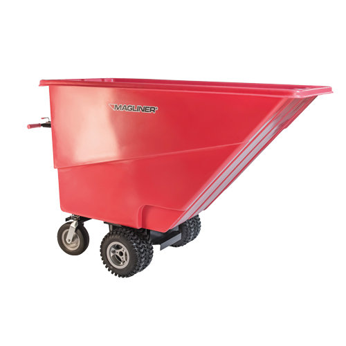 Motorized Tilt Truck, 27 pi³ Capacity, 51" H x 81" W x 33" D Moffatt Supply & Specialties