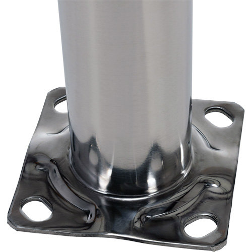 Butoir de s&eacute;curit&eacute;, Acier inoxydable, 36" h x 8" la, Argent Moffatt Supply & Specialties