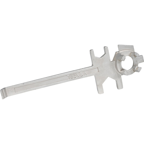 Cl&eacute; pour baril, Ouverture de 3/4"/2", Poign&eacute;e 9-1/2", Acier inoxydable Moffatt Supply & Specialties