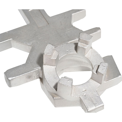 Cl&eacute; pour baril, Ouverture de 3/4"/2", Poign&eacute;e 9-1/2", Acier inoxydable Moffatt Supply & Specialties