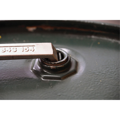 Cl&eacute; pour baril, Ouverture de 3/4"/2", Poign&eacute;e 9-1/2", Acier inoxydable Moffatt Supply & Specialties