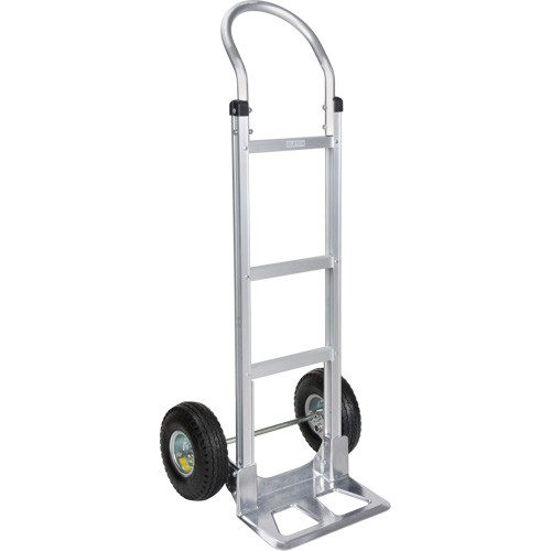 Knocked Down Hand Truck, Continuous Handle, Aluminum, 49-5/8" Height, 500 lbs. Capacity Moffatt Supply & Specialties