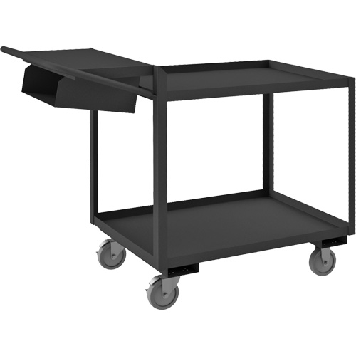 Order Picking Cart, 40-1/4" H x 24-1/4" W x 52-3/8" D, 2 Shelves, 1200 lbs. Capacity Moffatt Supply & Specialties