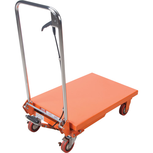 Hydraulic Scissor Lift Table, 27-1/2" L x 17-3/4" W, Steel, 330 lbs. Capacity Moffatt Supply & Specialties