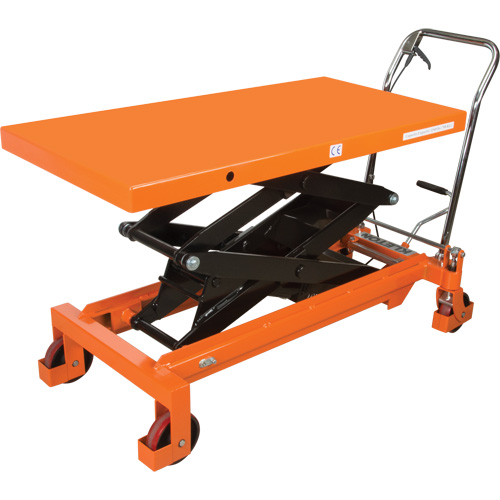 Hydraulic Scissor Lift Table, 48" L x 24" W, Steel, 1540 lbs. Capacity Moffatt Supply & Specialties