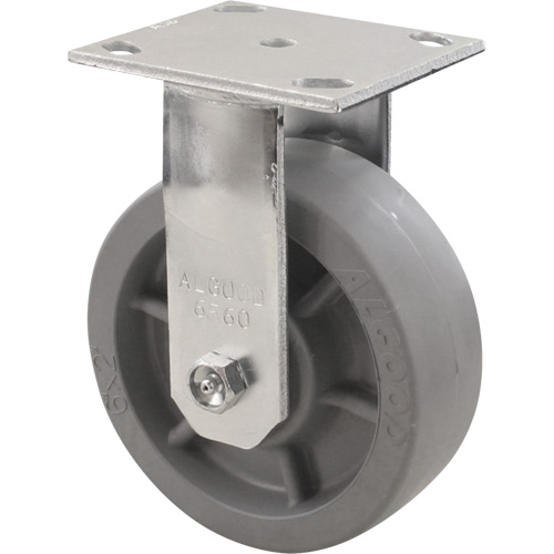 Emaxx Caster, Rigid, 5" (127 mm), Envirothane, 1000 lbs. (453.6 kg.) Moffatt Supply & Specialties