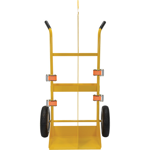 Chariot pour chalumeau et bouteille &agrave; gaz, Roues Rempli de mousse, Base de 23-13/16" la x 22-13/16" lo, 500 lb Moffatt Supply & Specialties