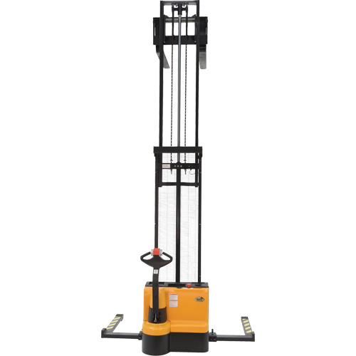 Double Mast Stacker, Electric Operated, 2200 lbs. Capacity, 150" Max Lift Moffatt Supply & Specialties
