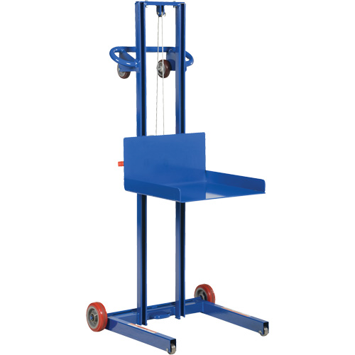 Low Profile Lite Load Lift, Hand Winch Operated, 400 lbs. Capacity, 55" Max Lift Moffatt Supply & Specialties